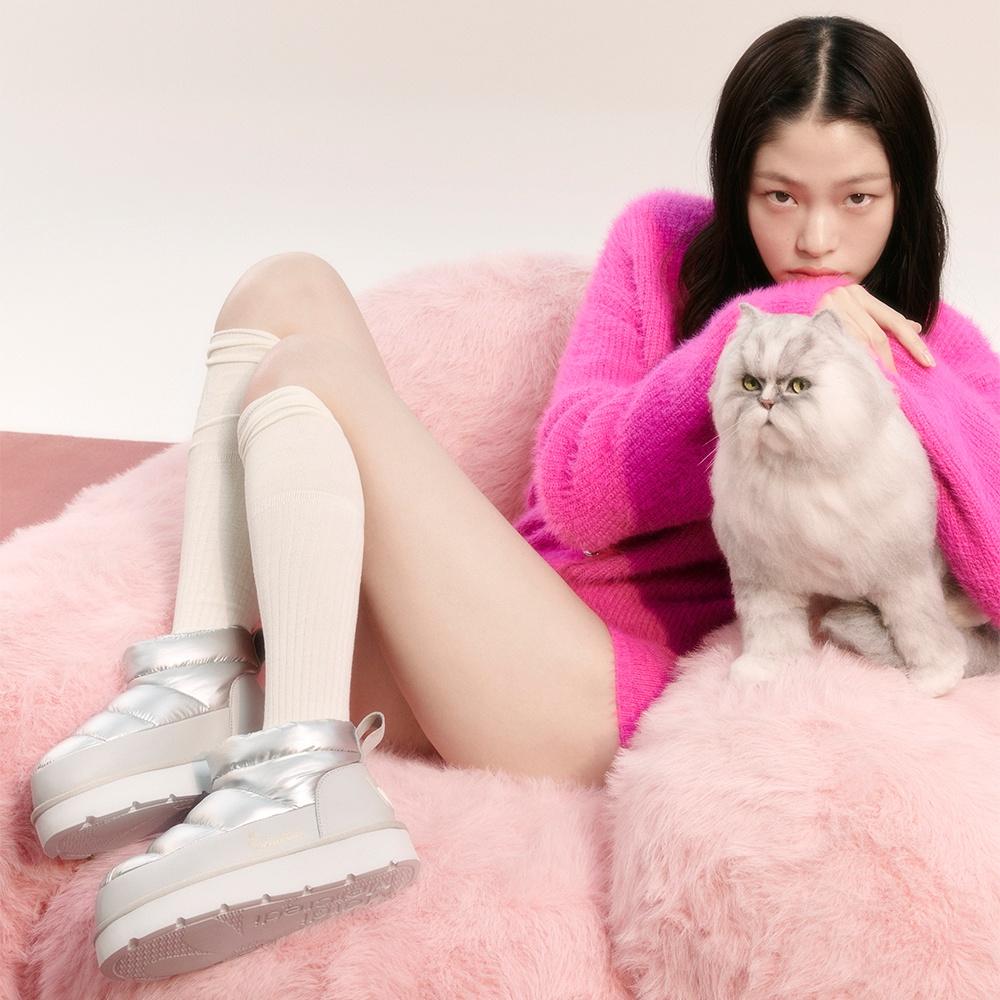 HIVER PADDING MINI BOOTS_SILVER