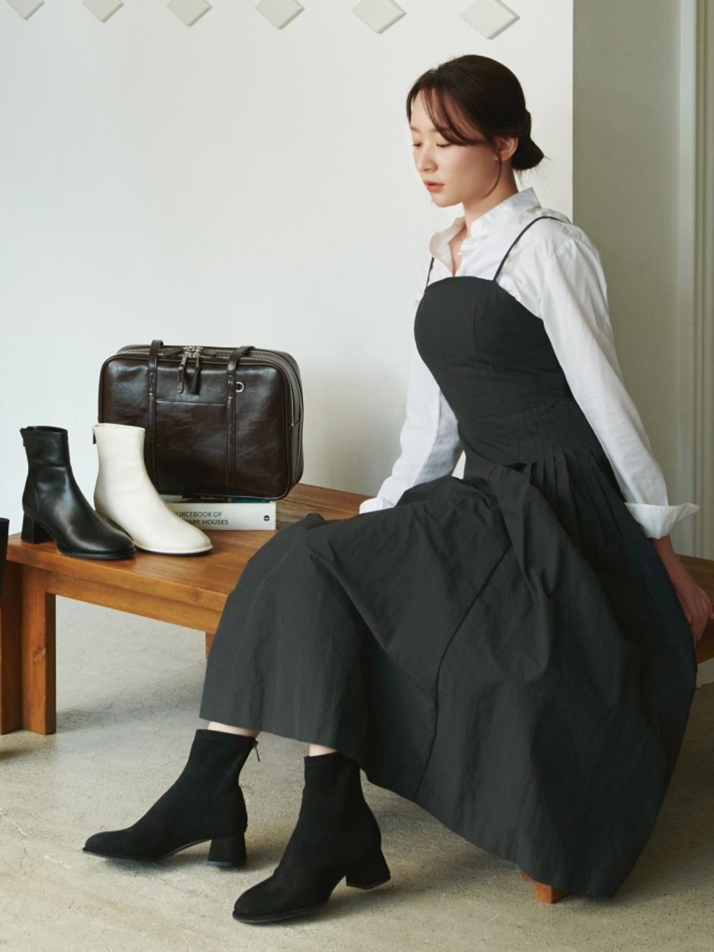 [슈펜X쭈언니 신상발매][시그니처] 쭈언니 앵클부츠 4cm HPWXAGA101