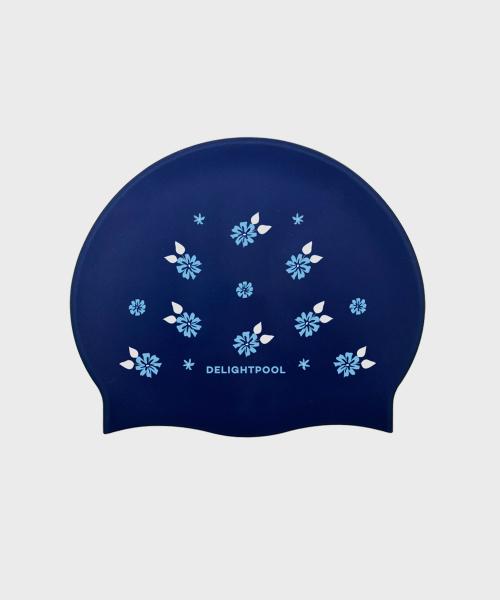 Rustic Garden swim cap - Navy