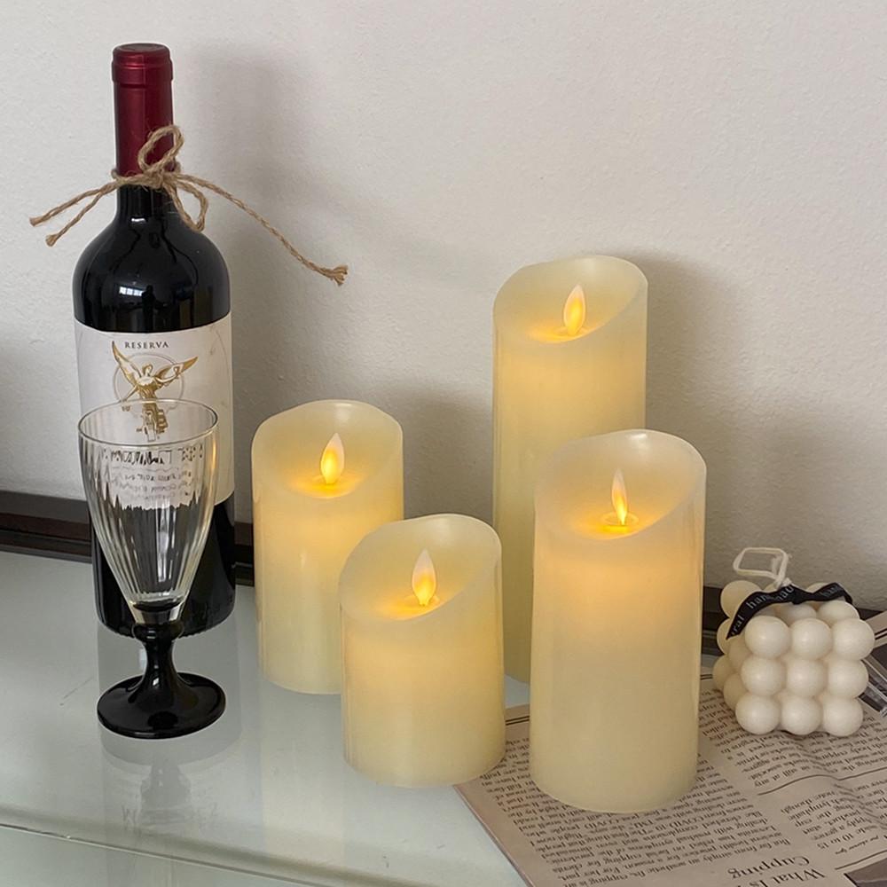 진심디자인 LED 베이직 양초 캔들 무드등 캠핑 티라이트 전기 전자 촛불 인테리어 조명