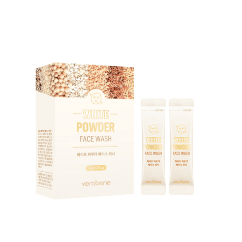 베로베네 여행용 화이트 파우더 페이스 워시 클렌징, 15g, 1개