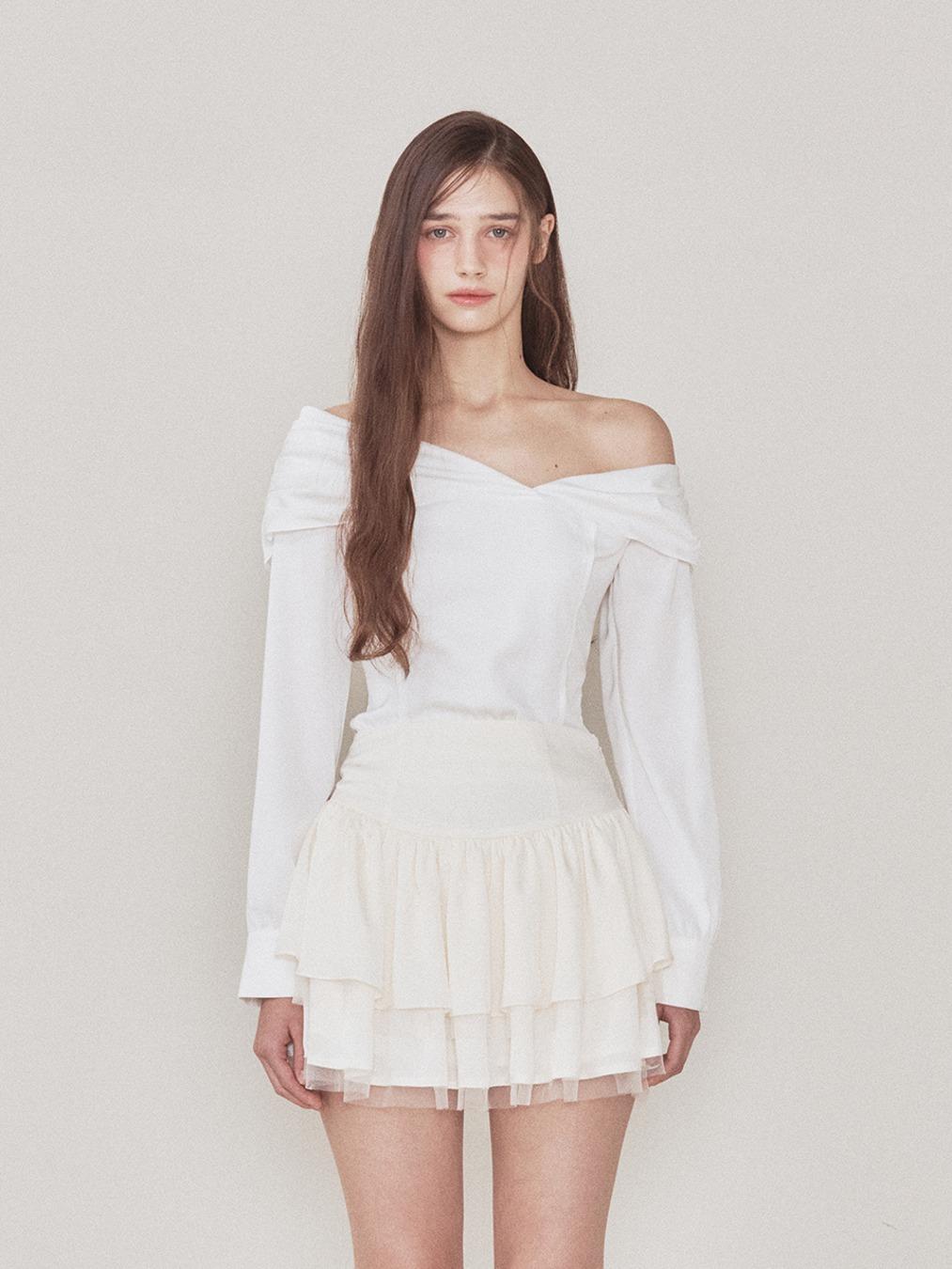 [9/16 예약배송]Sia blouse (Ivory)