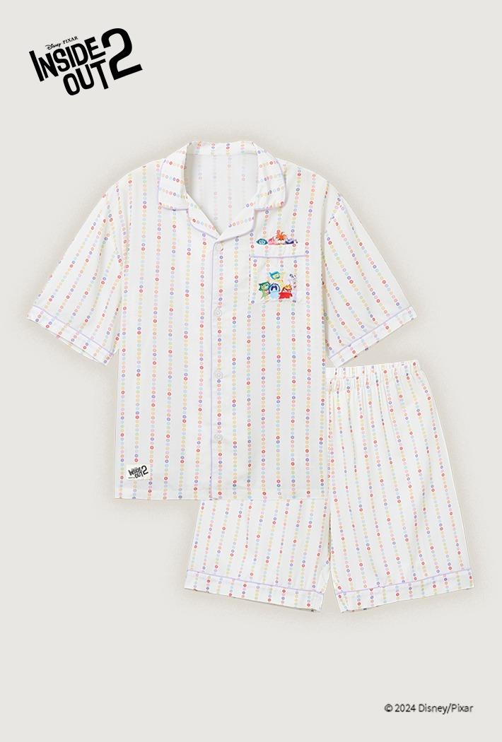 [디즈니] 인사이드아웃 반팔 잠옷(LIGHT YELLOW)_SPPPE37U04