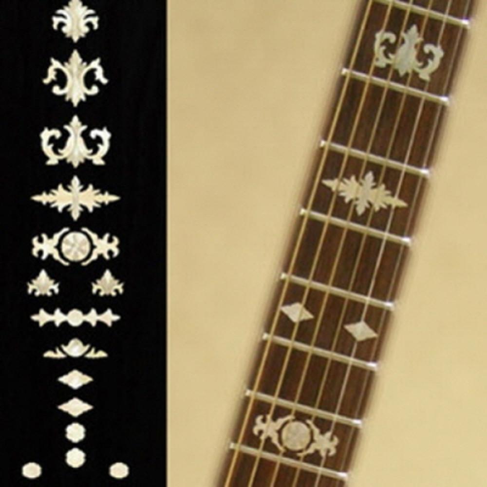 인레이 기타 스티커 데칼 Aged Banjo WP #18 [Fret Markers]