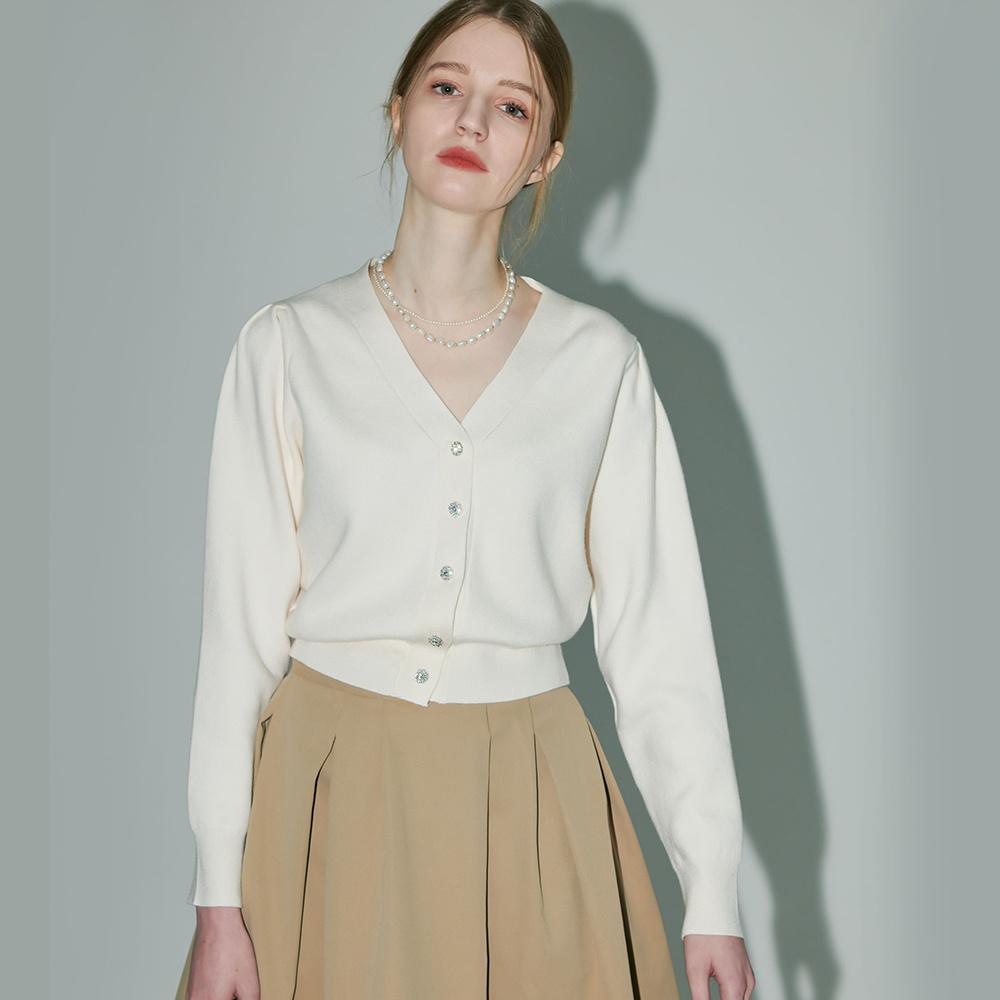 [23FW] Lautre de min shine Ivory knit cardigan