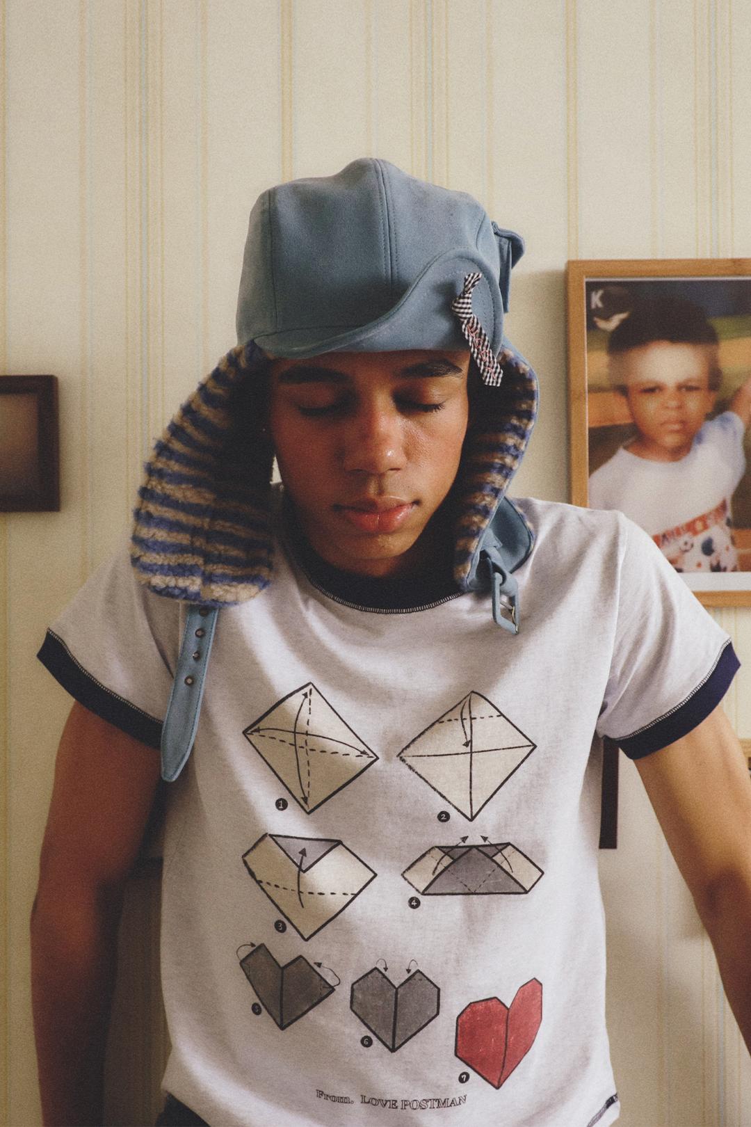 PAPA'S SIDE POCKET EARFLAP CAP (BLUE)(RESTOCK)(*01/16 순차배송)