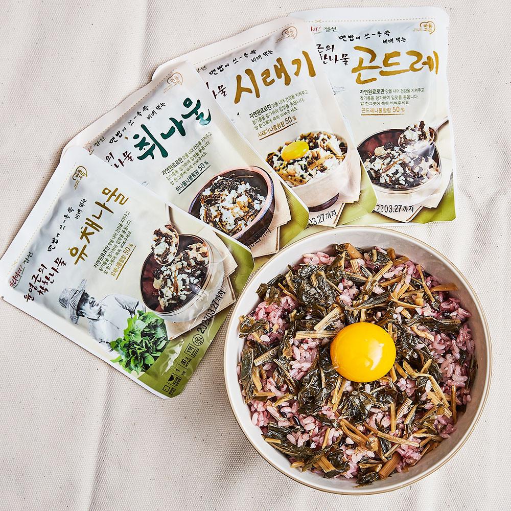 정선 윤영근의 착한나물 곤드레나물 80g 골라담기