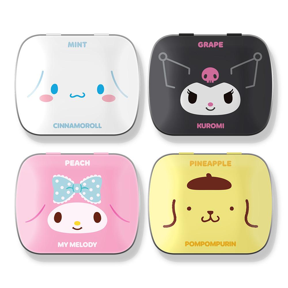 산리오캐릭터즈 민트캔디 무설탕 시나모롤 쿠로미 민트 포도 1EA