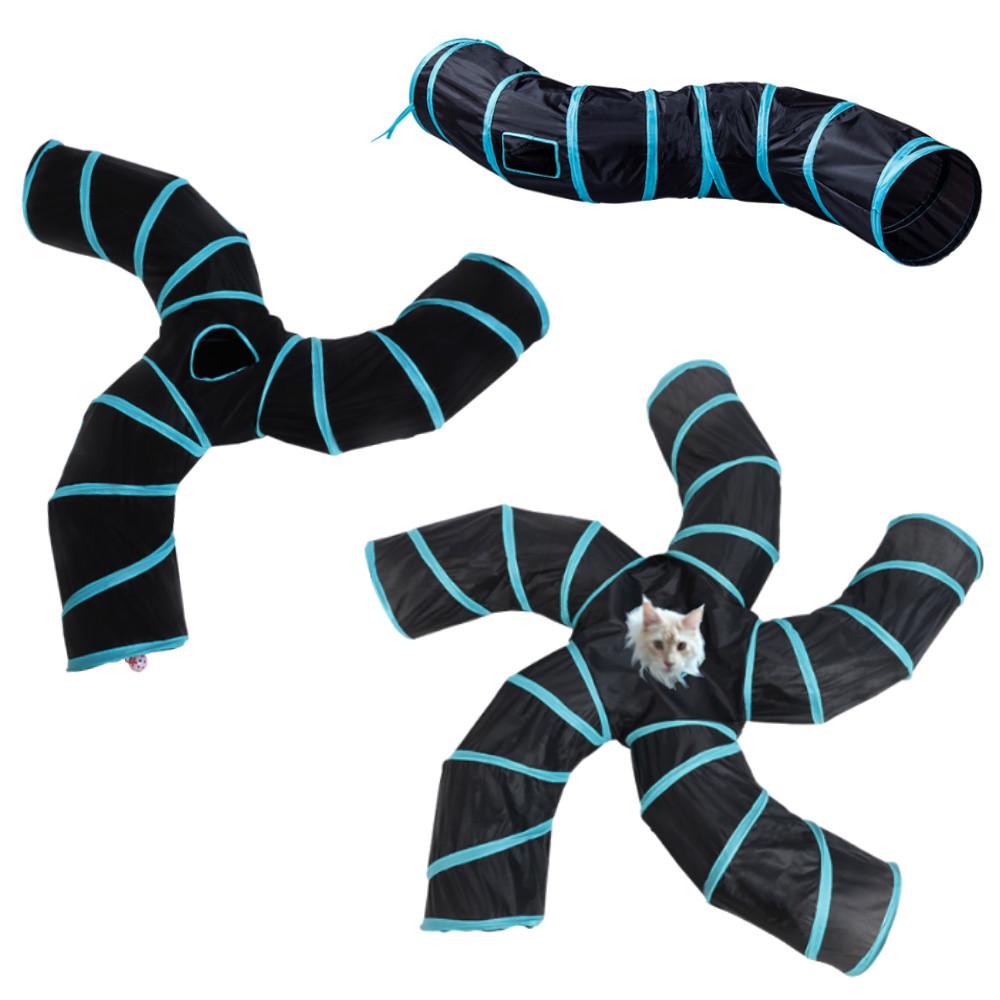 고양이 터널 캣터널 숨숨 집 장난감 바스락 T형