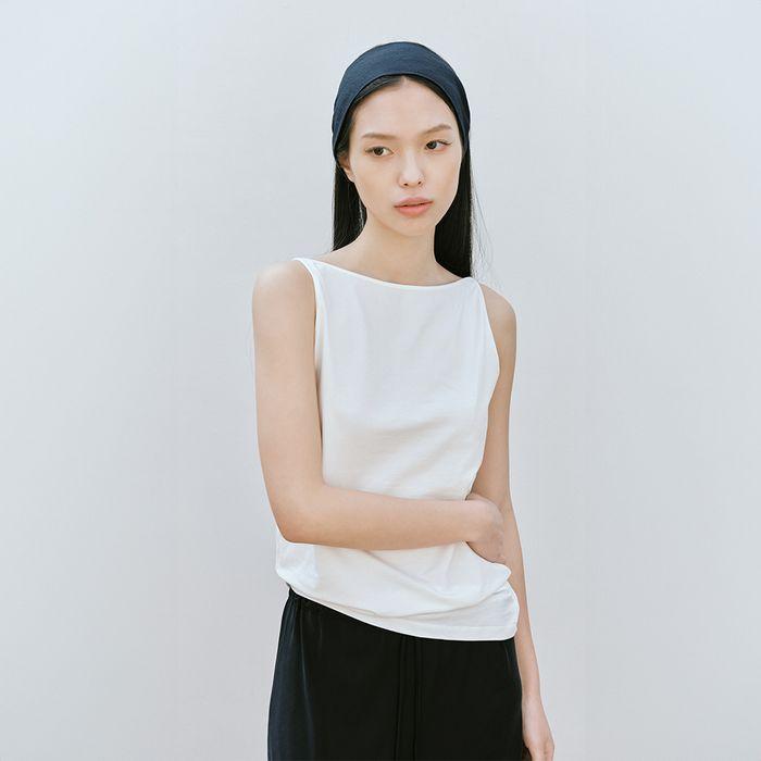 Lia cotton sleeveless / Ivory