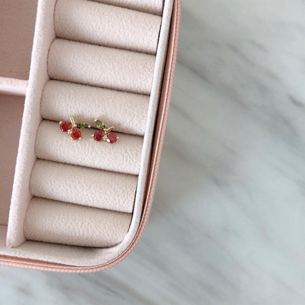 14kGP 레드체리 귀걸이