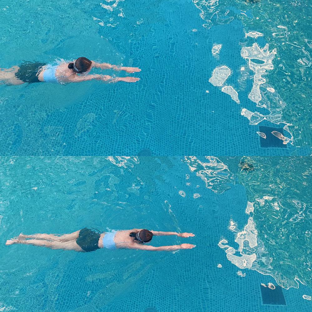 이젤 배색 비키니
