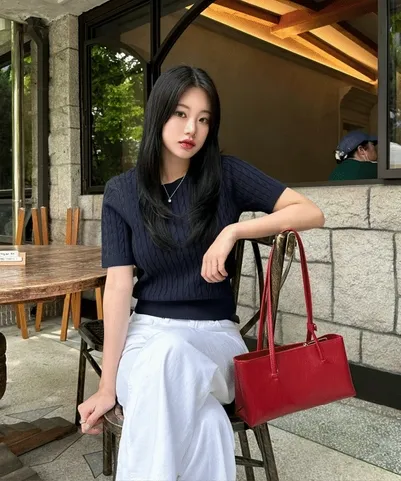 슈펜 [에이프롬PICK][직잭단독컬러] 바게트 숄더백 (HPABGD4903 RE) HPABGEA904