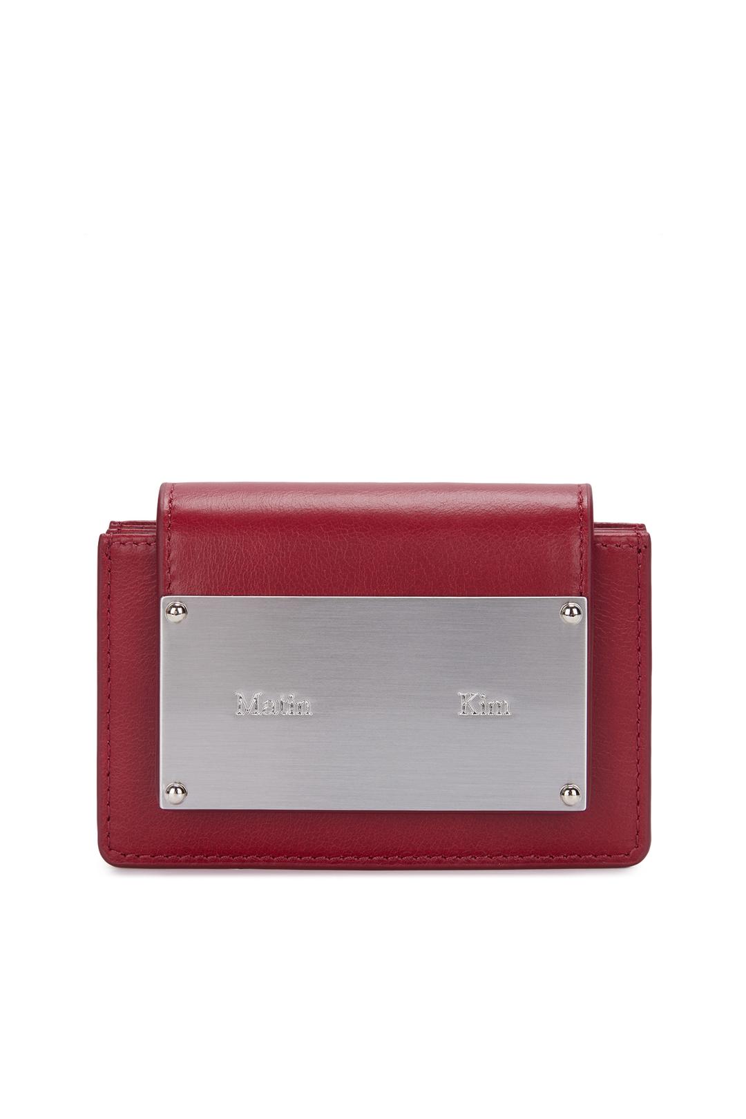 VINTAGE ACCORDION WALLET IN RED