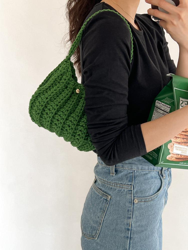 DIY 코튼10 머메이드백 코바늘 뜨개질 동영상 패키지