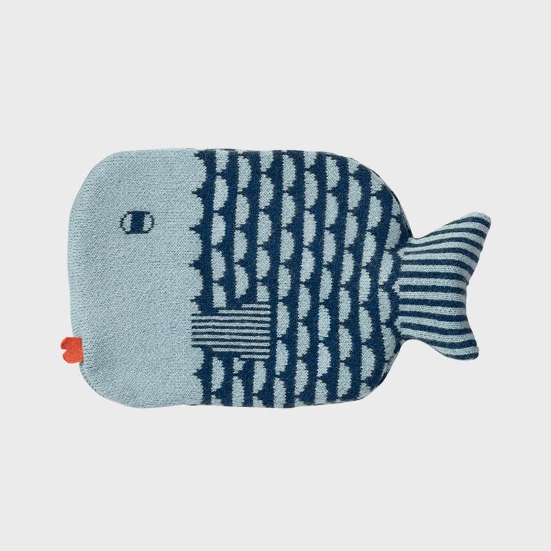 핀 핫 워터 보틀 블루