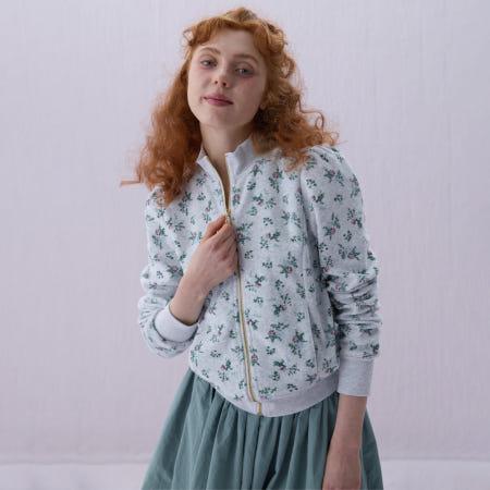 이런 상품 어때요? [핑크카티아조]테리 코튼 집업 점퍼 빈티지플라워 pink katiacho Zip-up