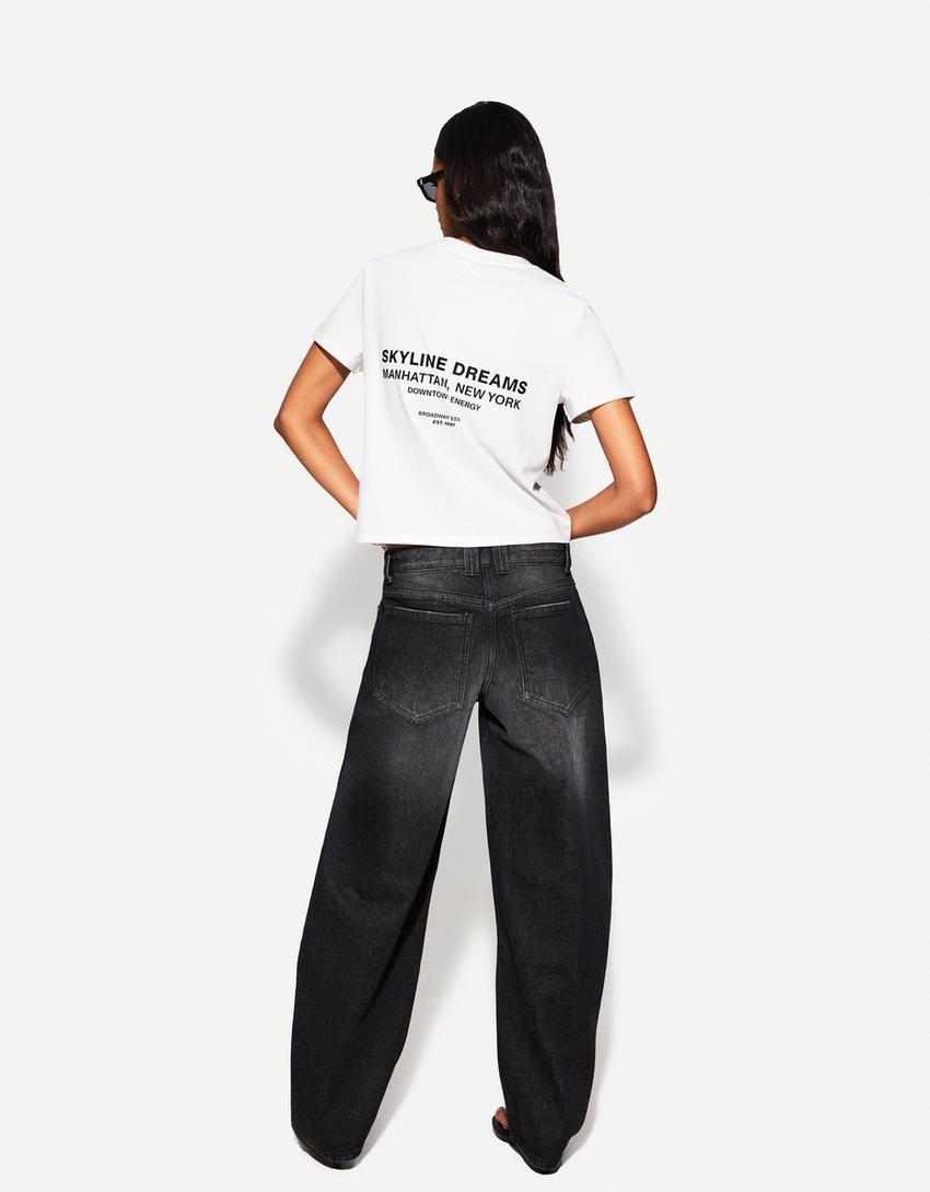 Short sleeve T-shirt with print