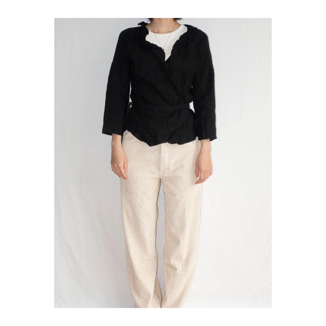 old MAX MARA - String Wrap Jacket (Black)