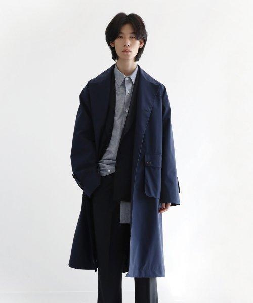 오버사이즈 세느 레인코트 (네이비)