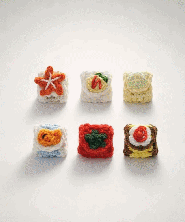 뜨니닝 핸드메이드 뜨개 토마토 금붕어 불가사리 메론빵 푸딩 오므라이스 줄감개 선정리 케이블홀더 이어폰 충전기