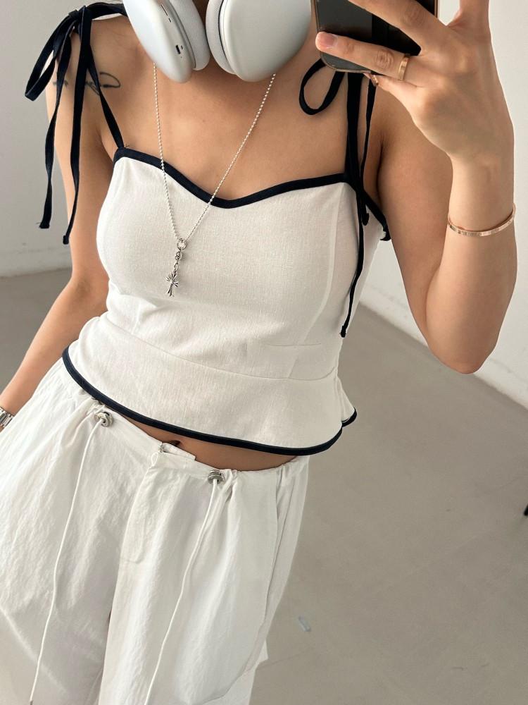 버킨 린넨스모크탑 (네이버라이브방송)