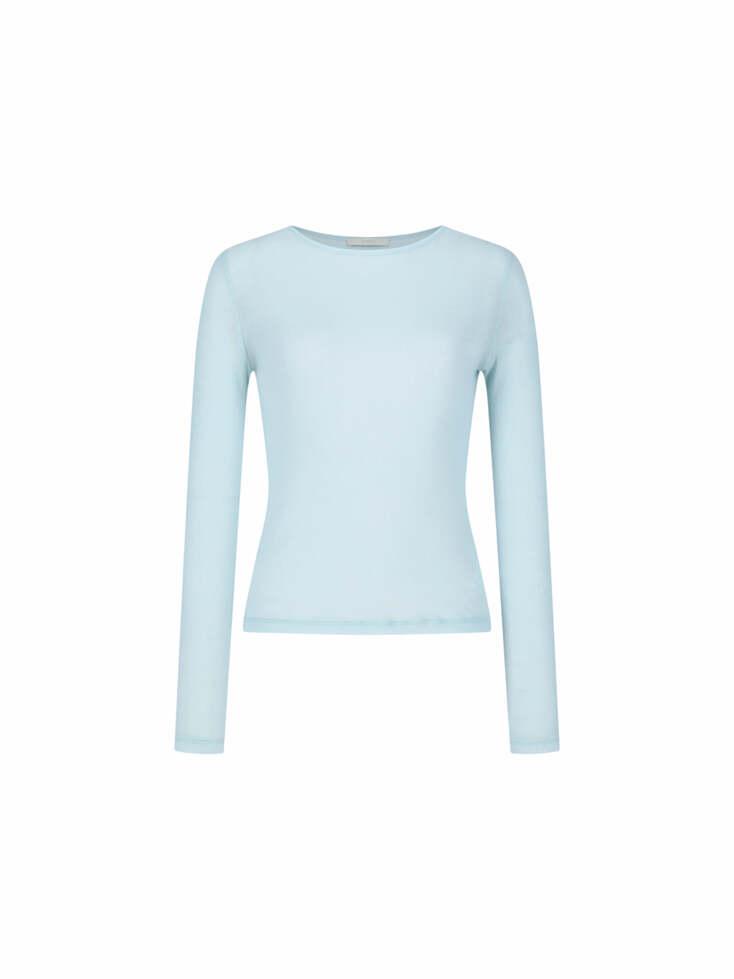 Round T-shirt, Light Blue