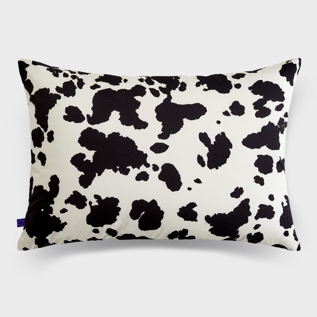 블랙카우 패턴 레이어드 베개커버 50X70 (알러지케어/순면)