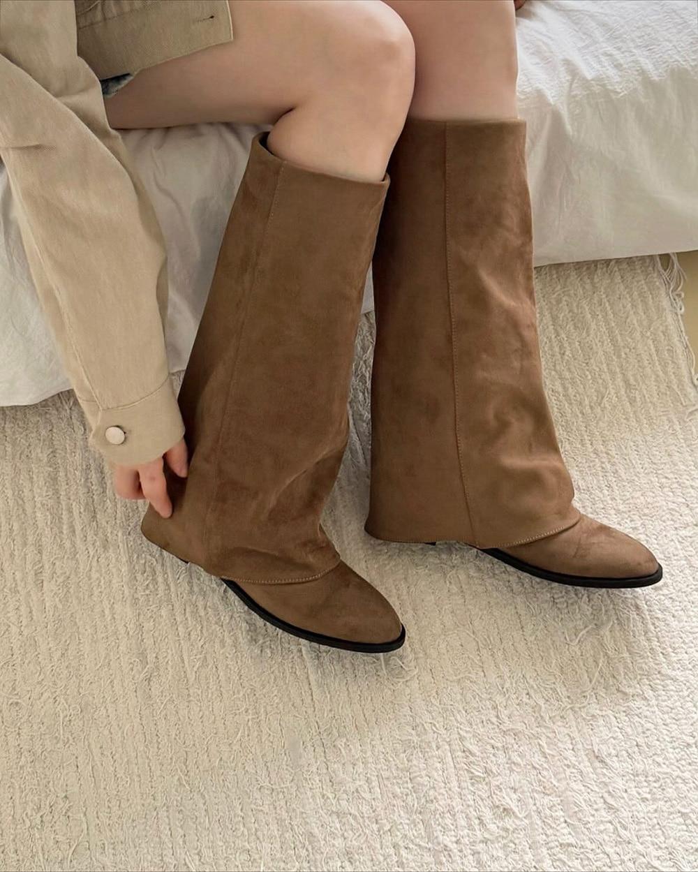 톨스웨이드워머boots
