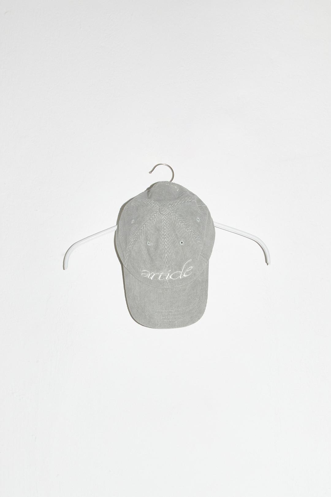 ARTICLE CORDUROY CAMP CAP - GREY