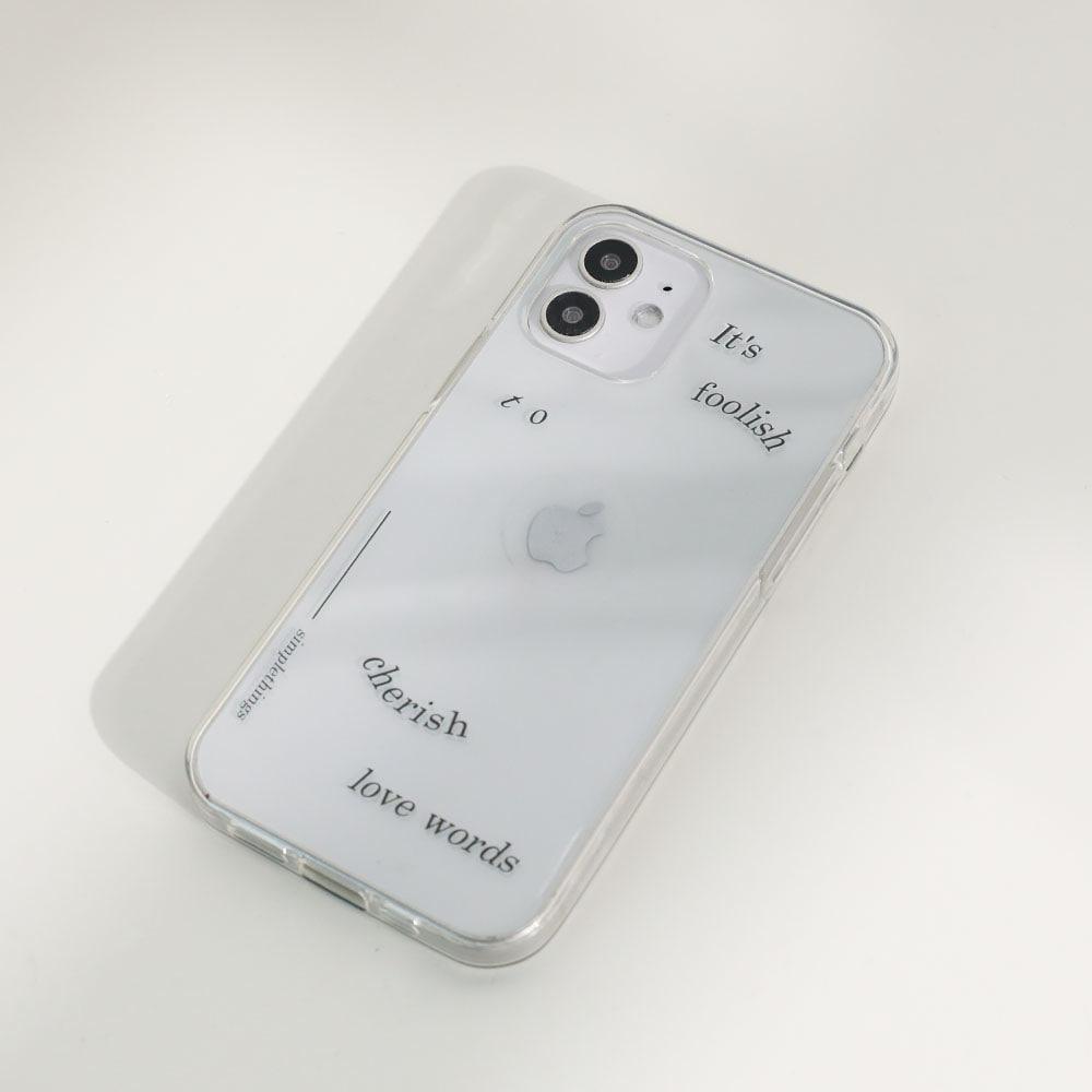 [jelly case] love word