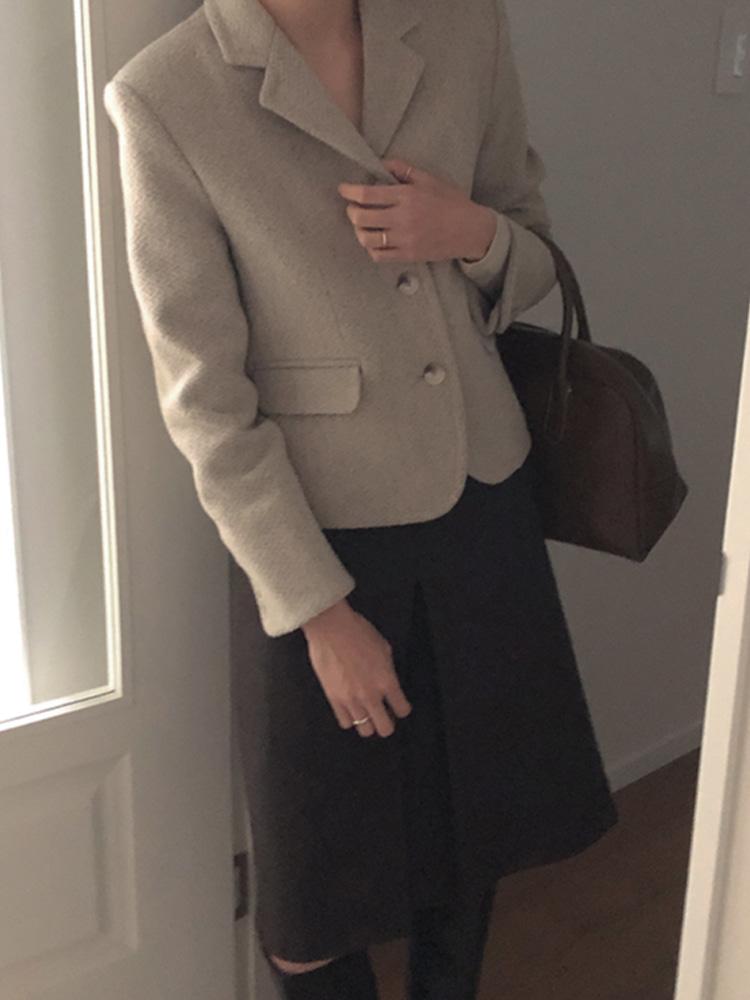 (made) 디어 알파카 울 자켓