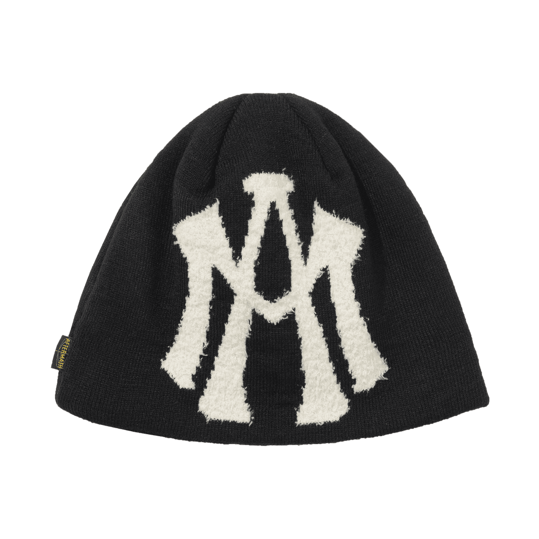 ATM BOUCLE LOGO BEANIE (BLACK)