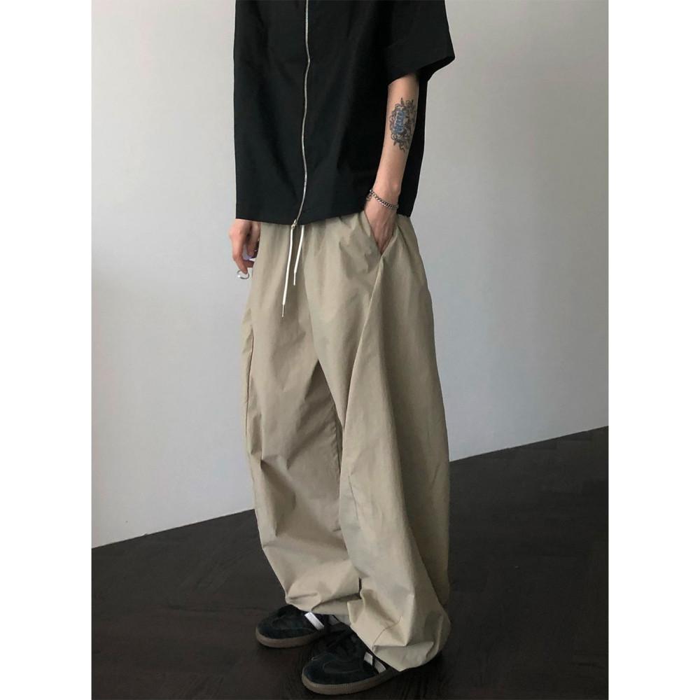 [남여공용] 트런 나일론 스냅 팬츠 (3 color)