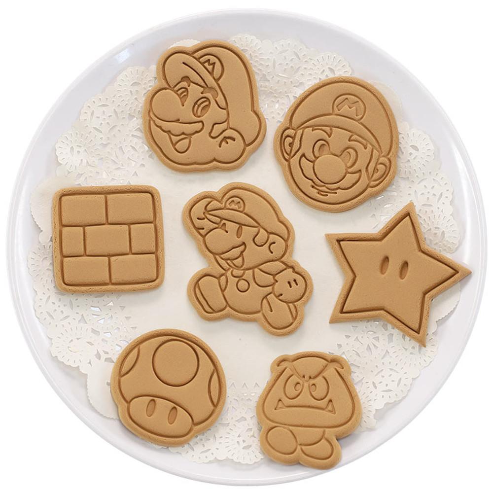 슈퍼 마리오 쿠키틀 세트 쿠키커터 모양틀 베이킹 도구