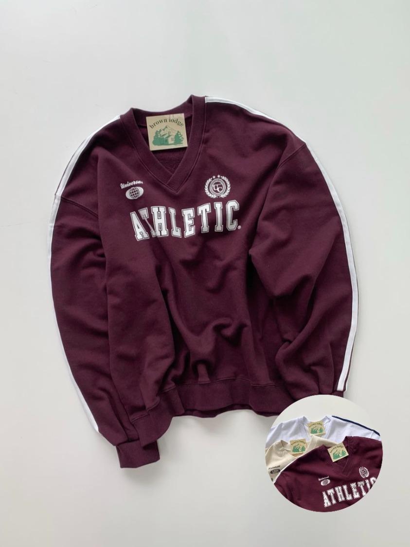 | NEW | Un ATHLETIC V-NECK Sweatshirt