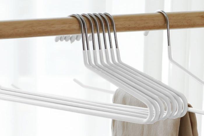 논슬립 코팅 1단 바지걸이 20P