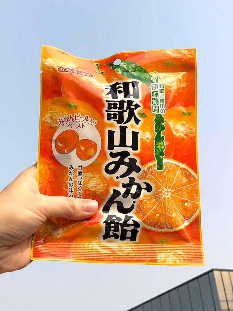 [ 카와구치 ] 와카야마 미캉 캔디 100g / 와카야마 귤 캔디 / 일본사탕