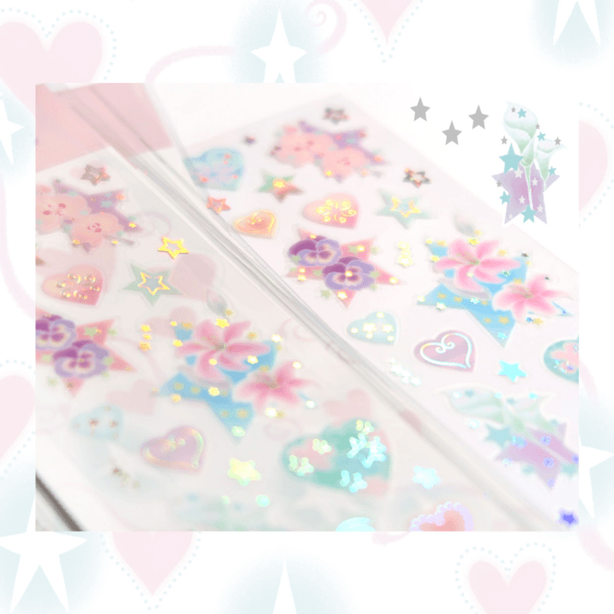 스티커스 Flowery Mess 스티커