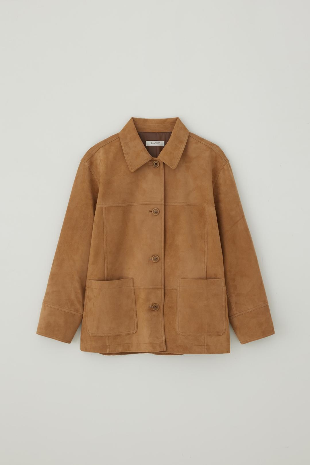 T/T Goat suede jacket (brown)