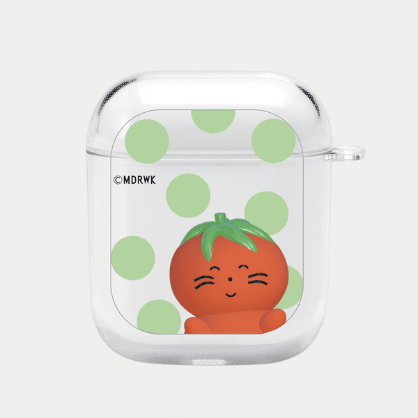 [Airpods, buds case] 빼꼼! 토마토 네코