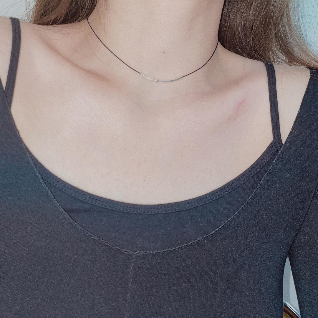 뮤징 [무료배송] 실버925 볼 & 바 로프 초커 (2type)