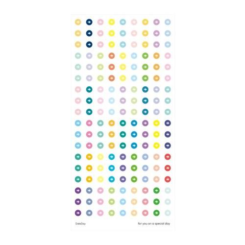 Seal sticker - Vivid tone arrow (5mm)