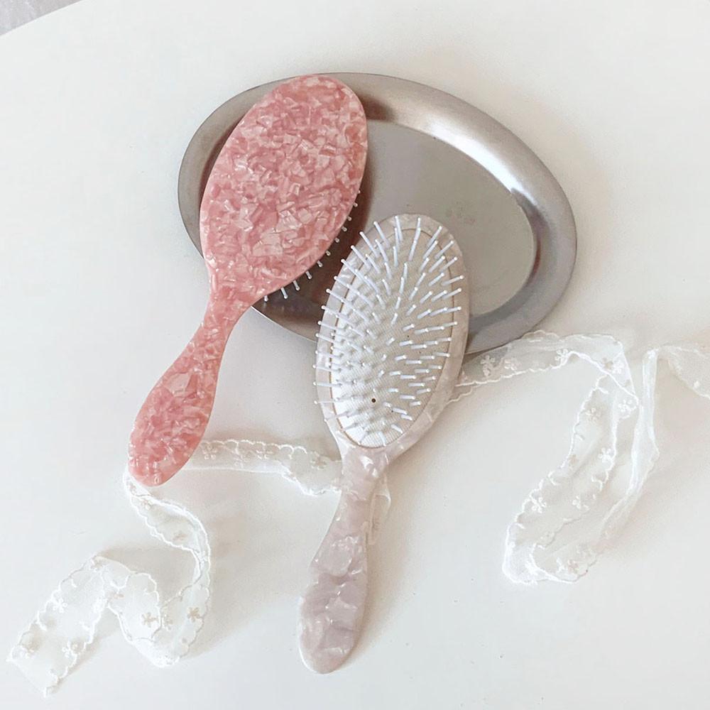 로라 자개 오브제 빗 헤어 브러쉬