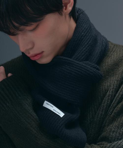 Classic Wool Touch Muffler (Black)