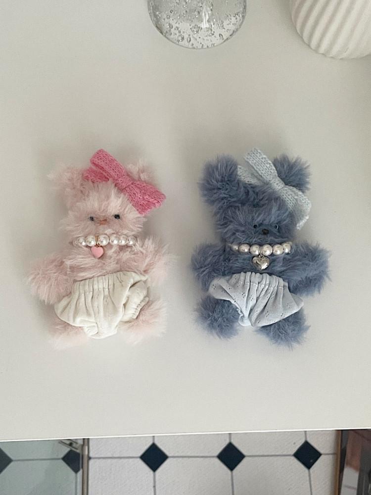 모루 인형옷 빤쮸 고쟁이 키링옷 곰돌이 토끼 숀 뽀글 뜨개 키링 그로밋 모남희