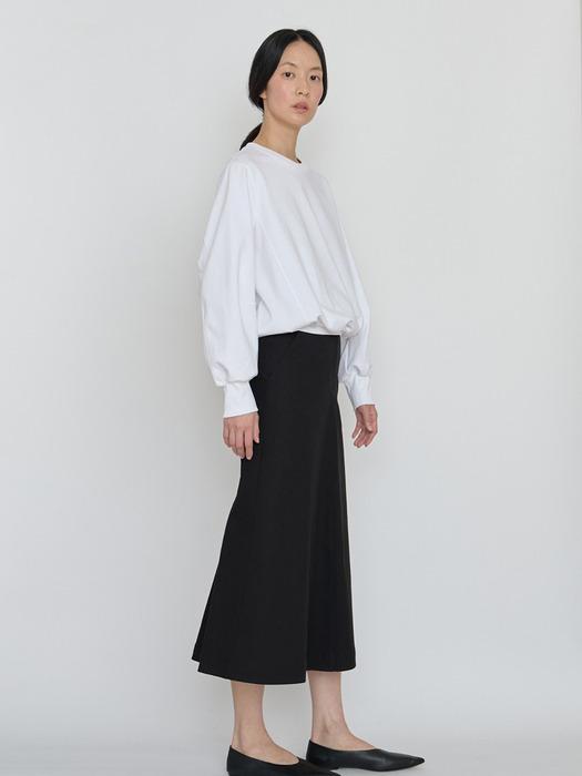 Light cotton lined skirt black