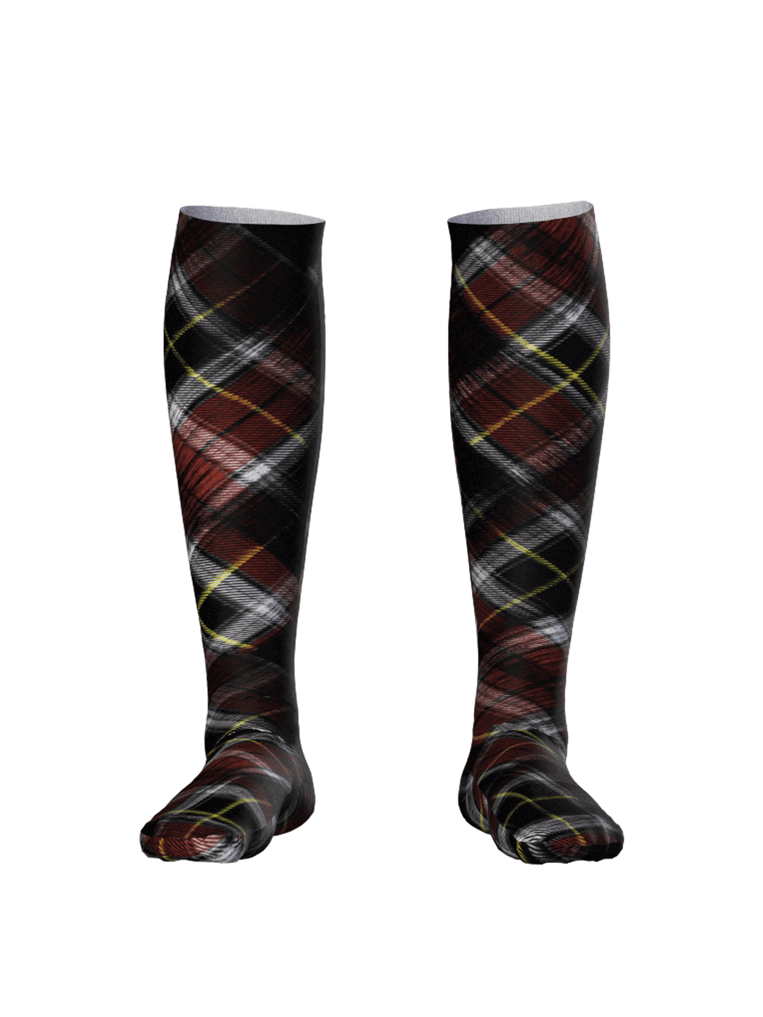 PLAID KNEE-HIGHS
