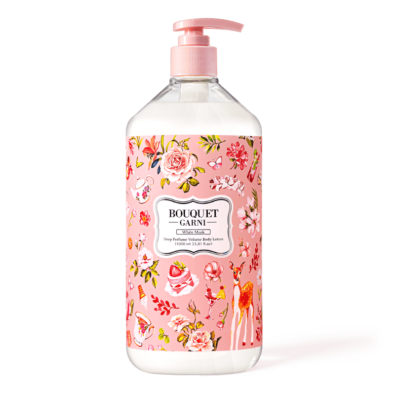 부케가르니 딥 퍼퓸 볼륨 바디로션 1,000ml 화이트머스크 향