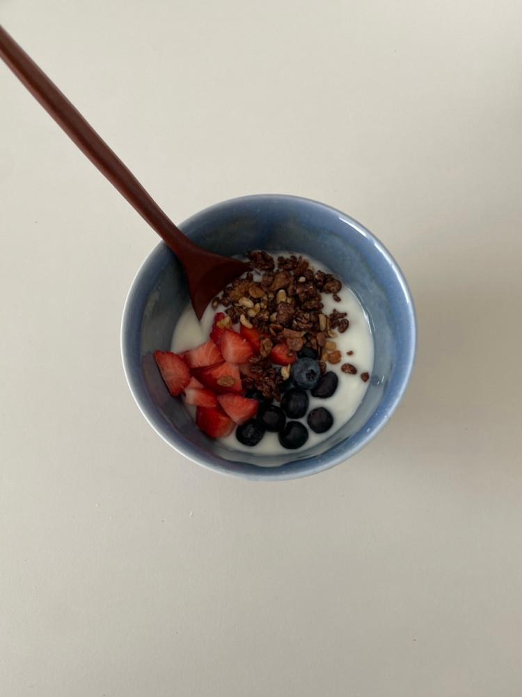 blue point bowl 블루 포인트 보울 / 빈티지볼 요거트볼 디저트볼